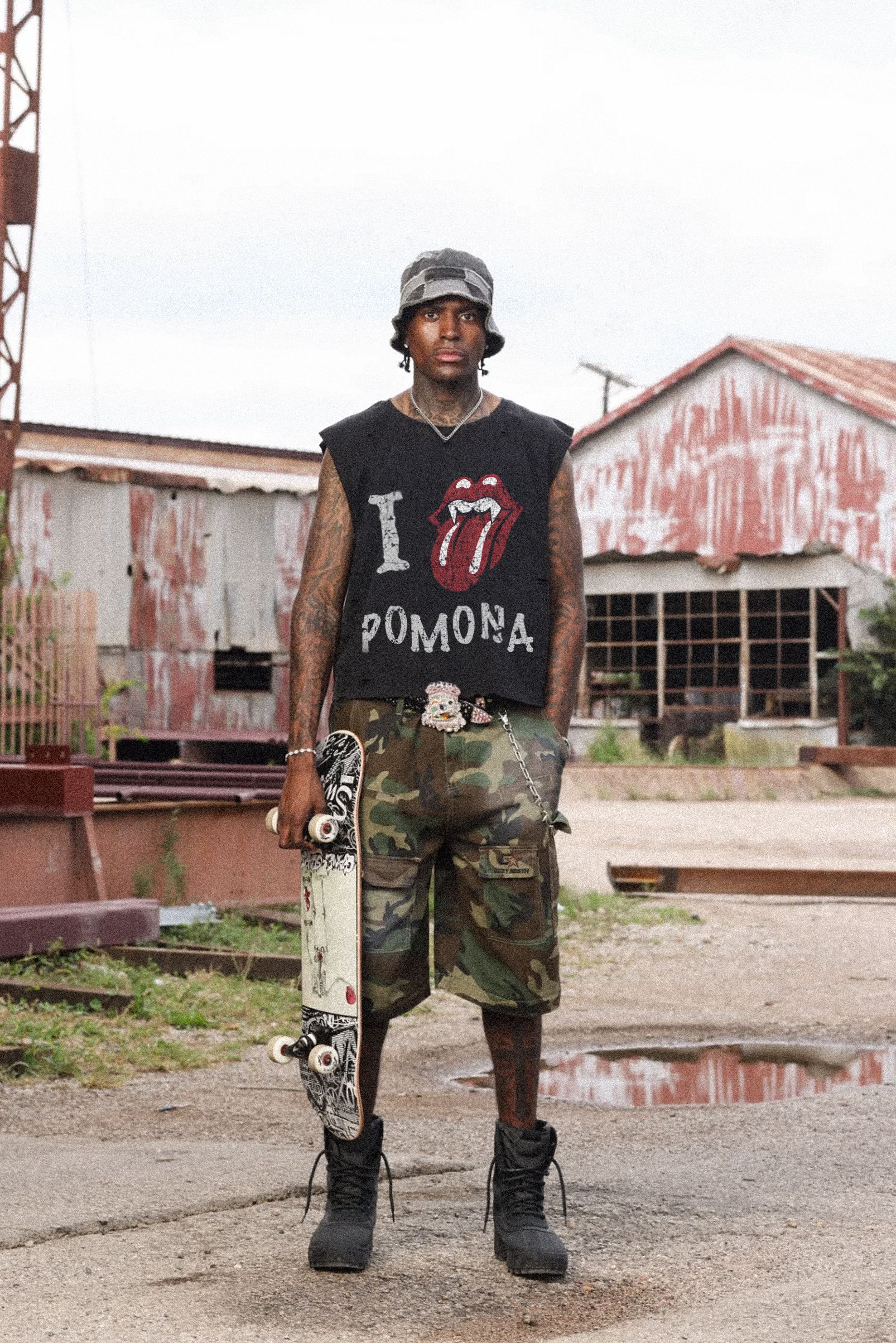 POMONA ROLLING STONES BAND TEE